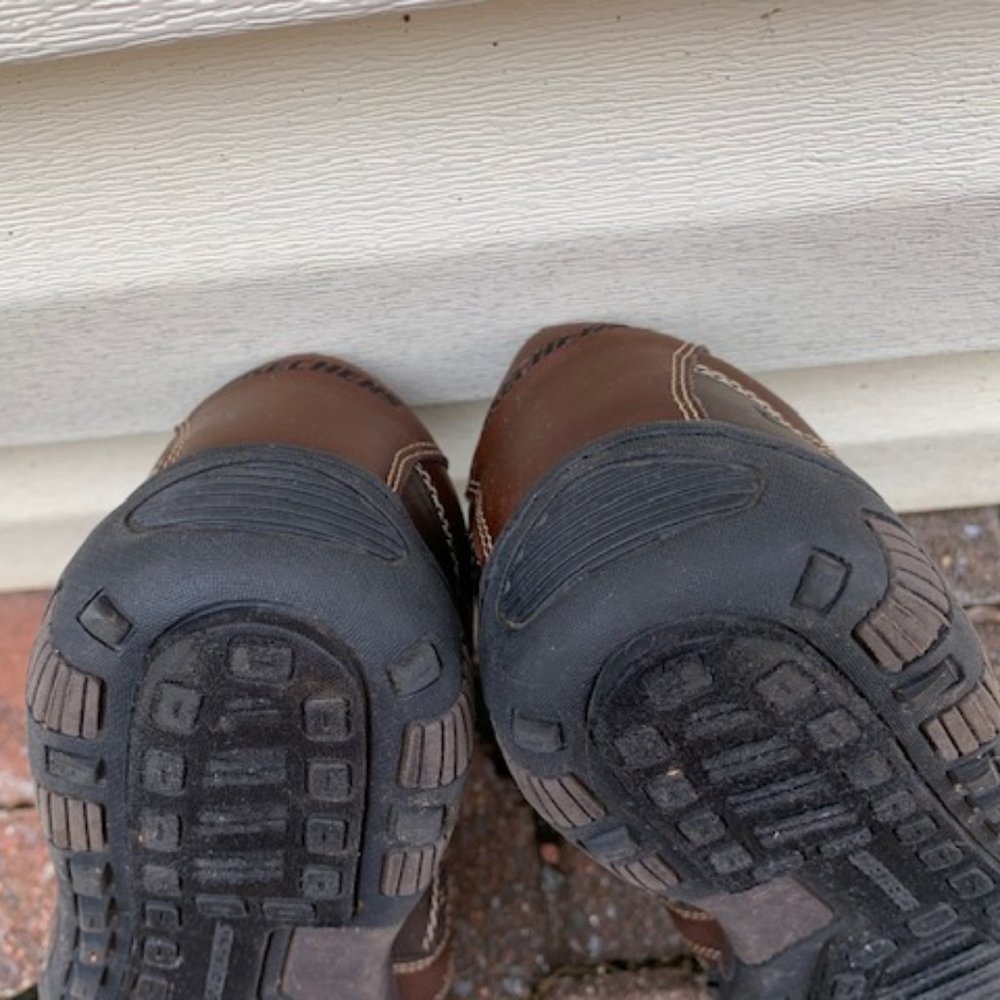 Boy's size 6 brown slip on shoes - Picture 10 of 13